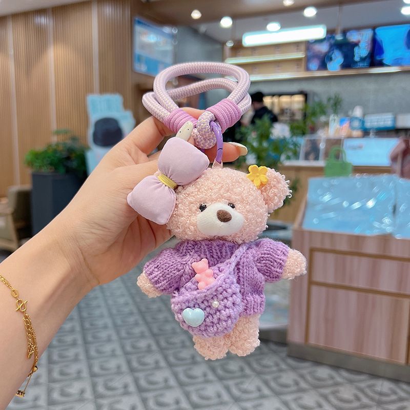 cute teddy bear keychain