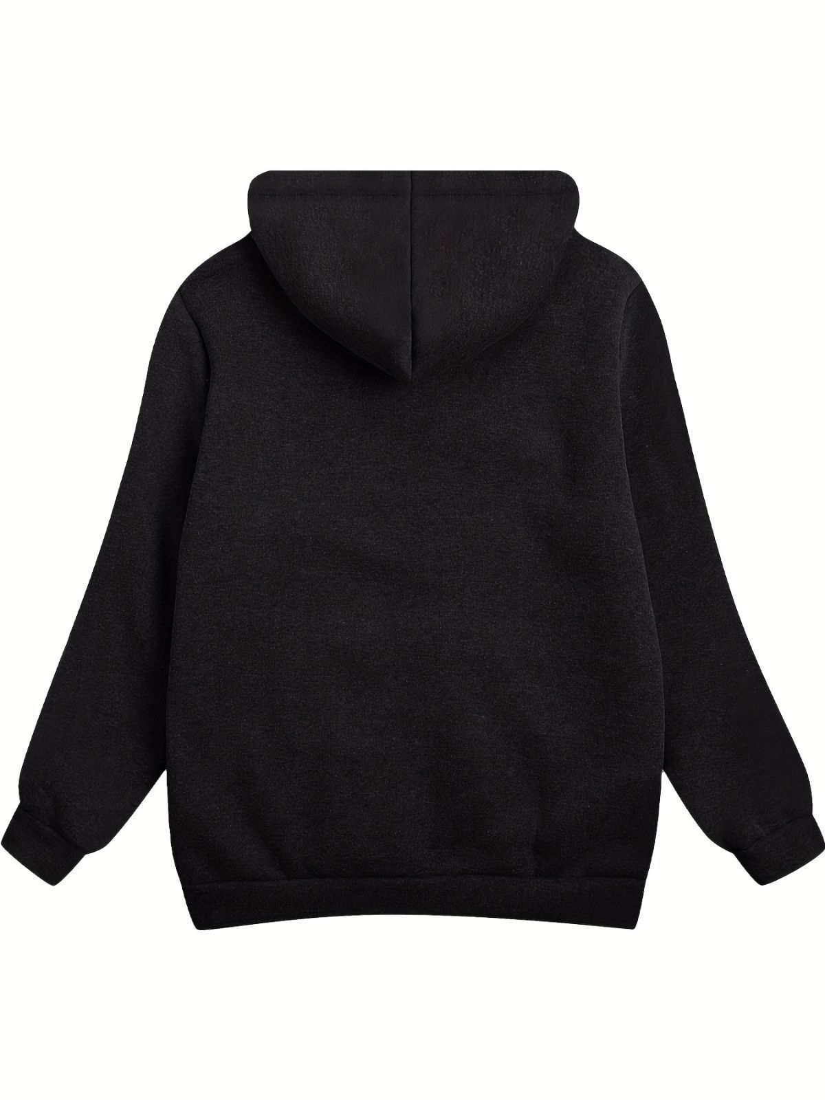 Fleece-Lined Hooded Jacket Women'S Winter Jacket Autumn Winter Coat Hooded view 8