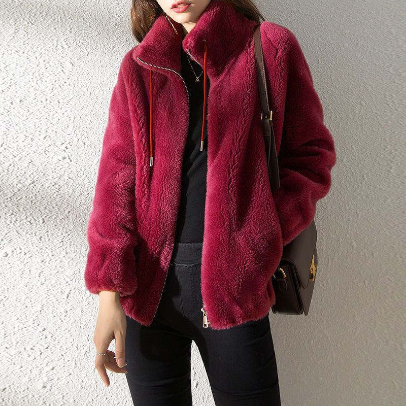 Women's Faux Fur Jacket | Trendy & Warm Coat - Brown - Size S(AU S/EU46) view 9