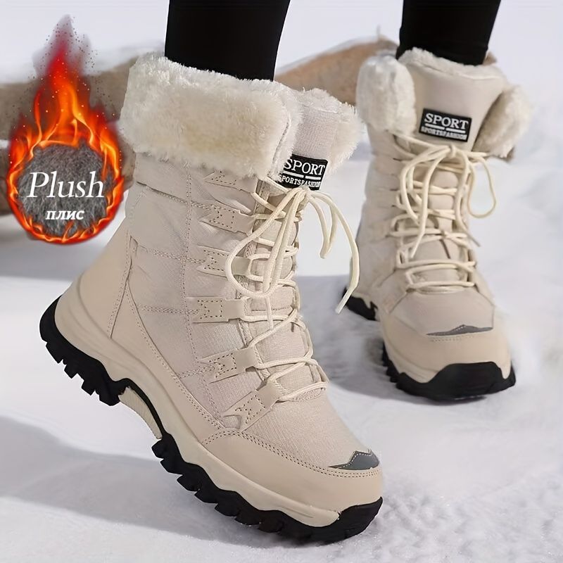 Women's long-sleeve snow boots view 3