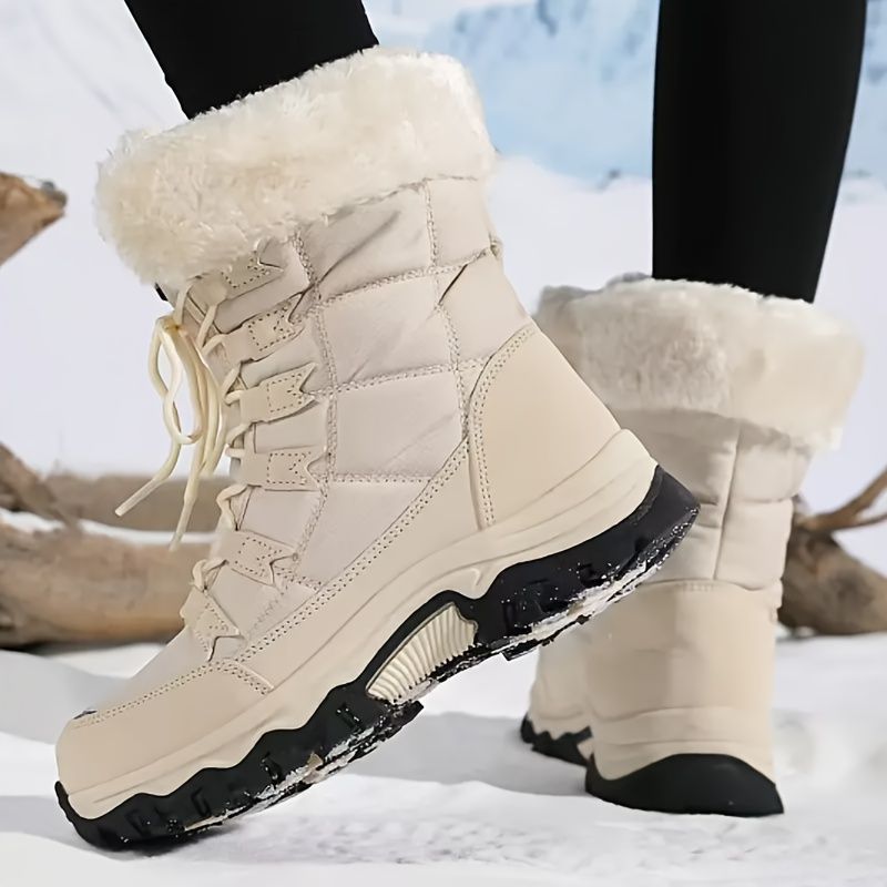 Women's long-sleeve snow boots view 2