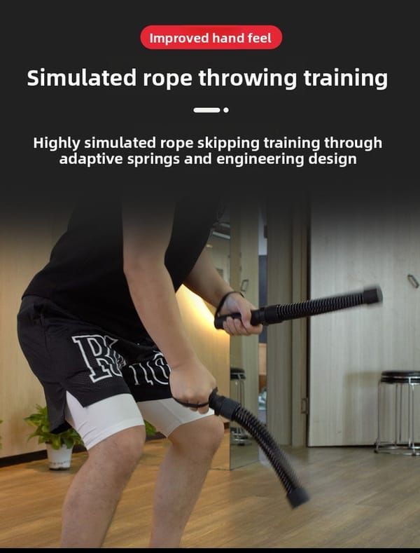 Black Green Replacement Spring Bar Portable Resistance Trainer Muscle view 3