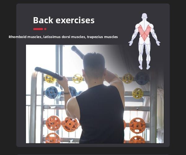 Black Green Replacement Spring Bar Portable Resistance Trainer Muscle view 7