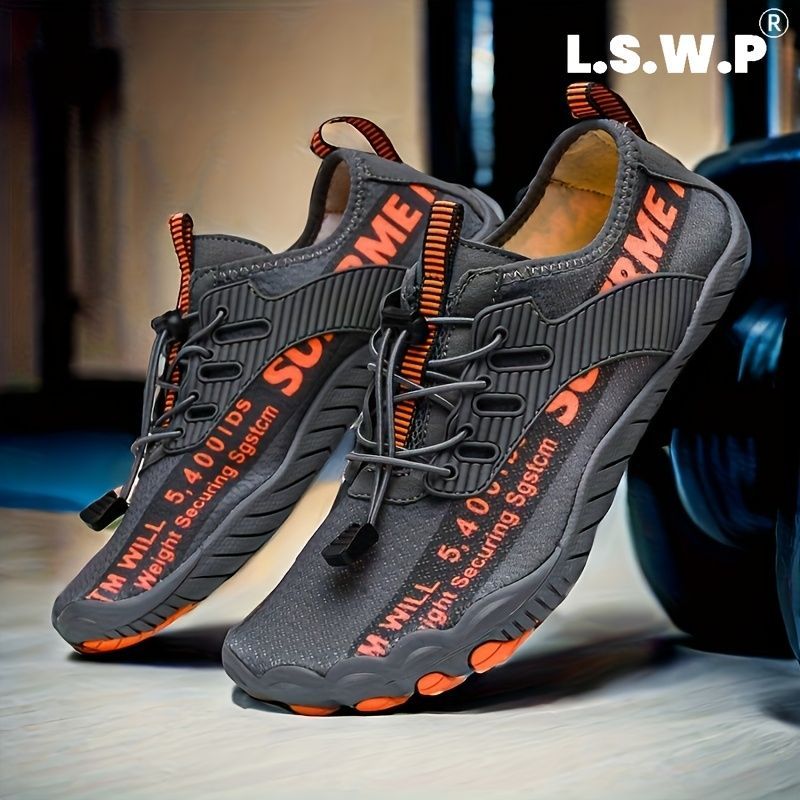Men'S Aqua Shoes Non-Slip Water Shoes Breathable Fly Knit Wide Toe Box Shoes — image 1