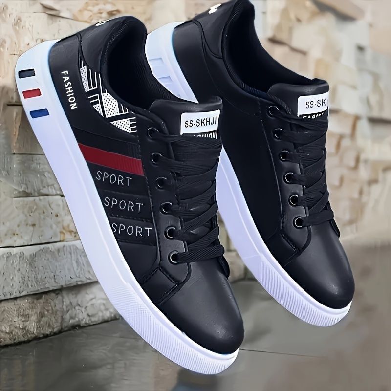 Koonexy Men'S Skate Shoes Low-Top Sneakers Pvc Sole Casual Sneakers Formal view 6