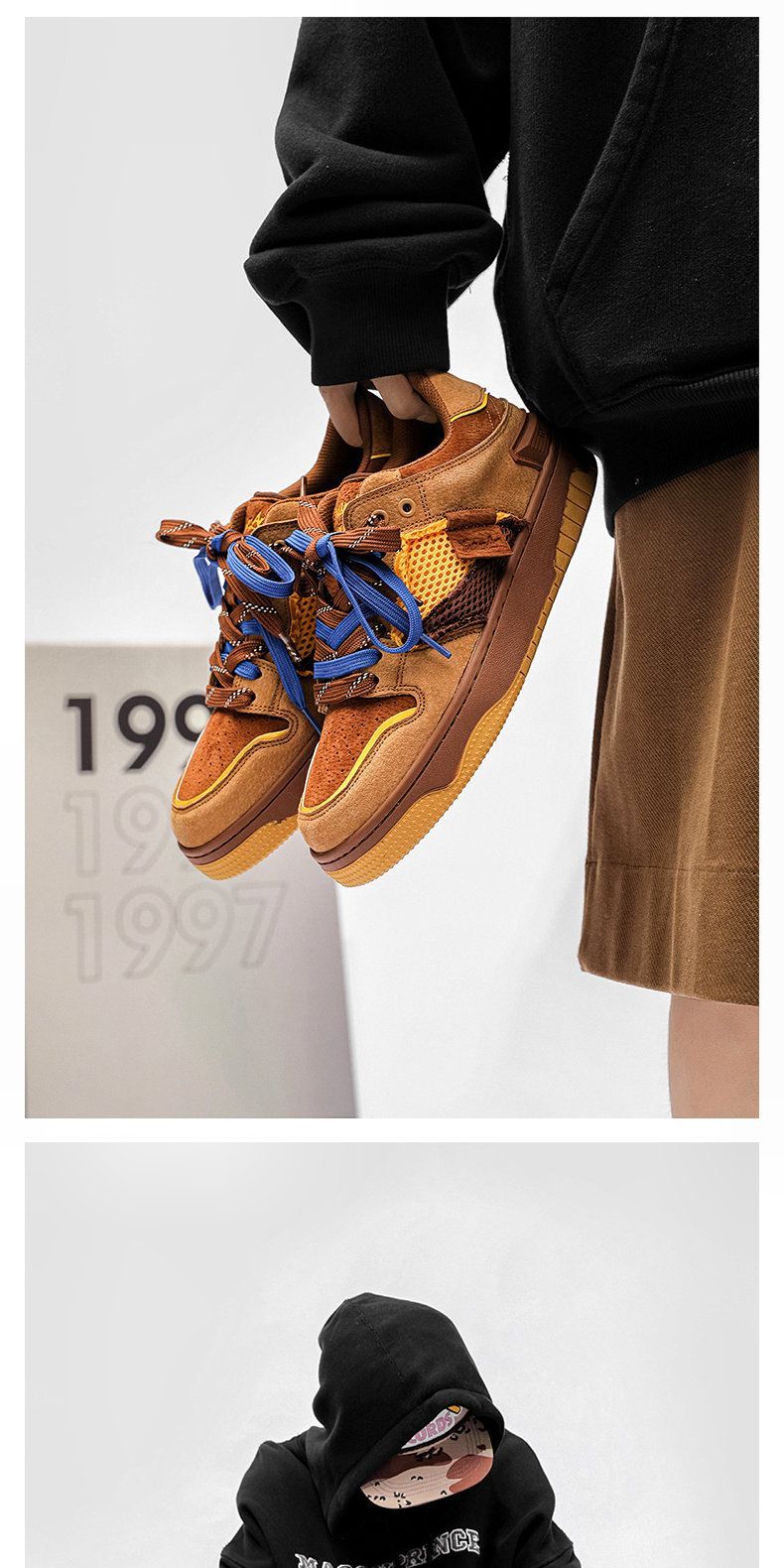Vintage Sneakers Retro Skate Shoes Couple Matching Shoes Unisex Canvas Shoes view 13