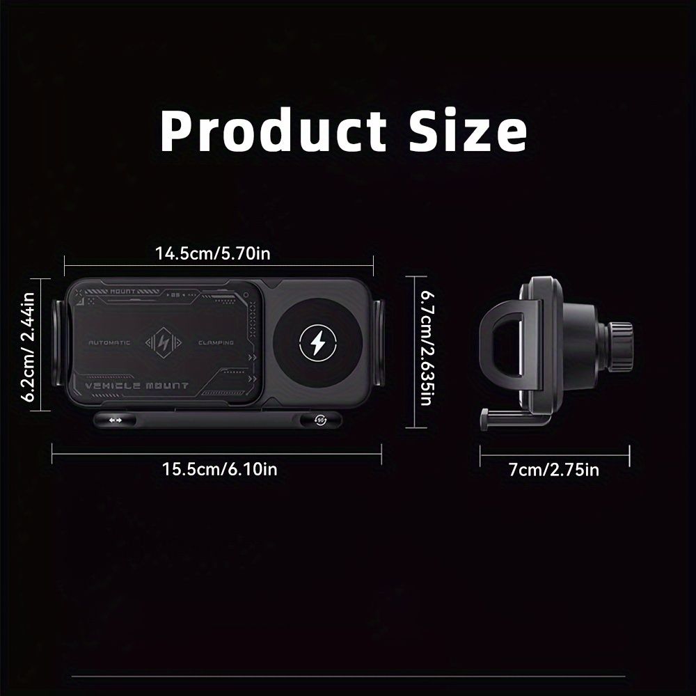 Smart Dual-Mode Rotating Stand: Foldable Design view 3