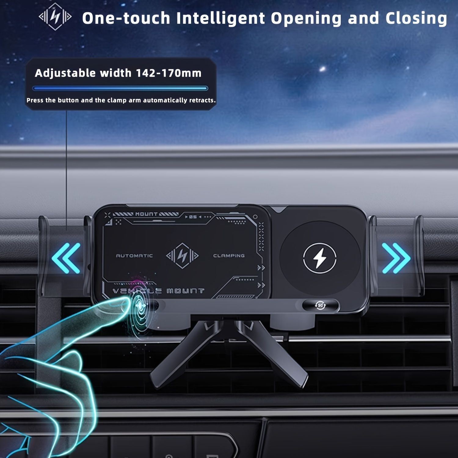 Smart Dual-Mode Rotating Stand: Foldable Design view 4