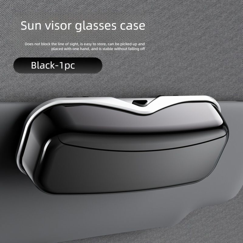 Car Travel Three-Piece Set: Push-Open Eyeglass Case view 7
