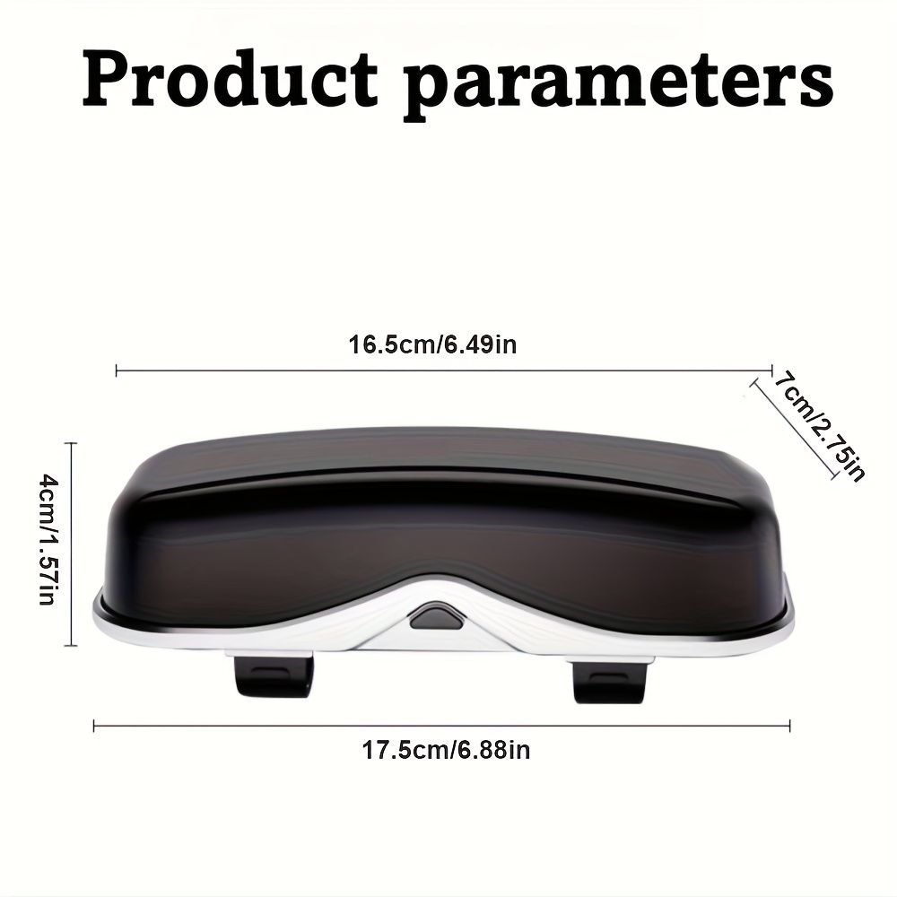 Car Travel Three-Piece Set: Push-Open Eyeglass Case view 4