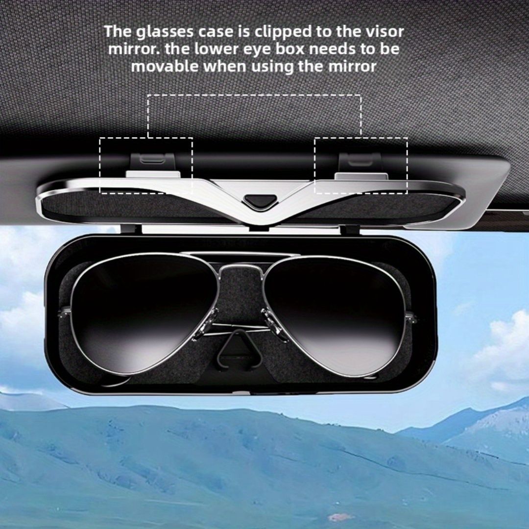Car Travel Three-Piece Set: Push-Open Eyeglass Case view 10
