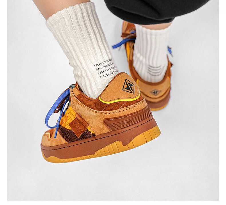 Vintage Sneakers Retro Skate Shoes Couple Matching Shoes Unisex Canvas Shoes view 7