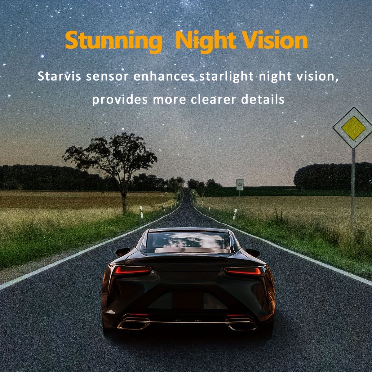 Super Memory Triple Cam Dash Cam! 32GB storage + 1080P HD triple lens view 4