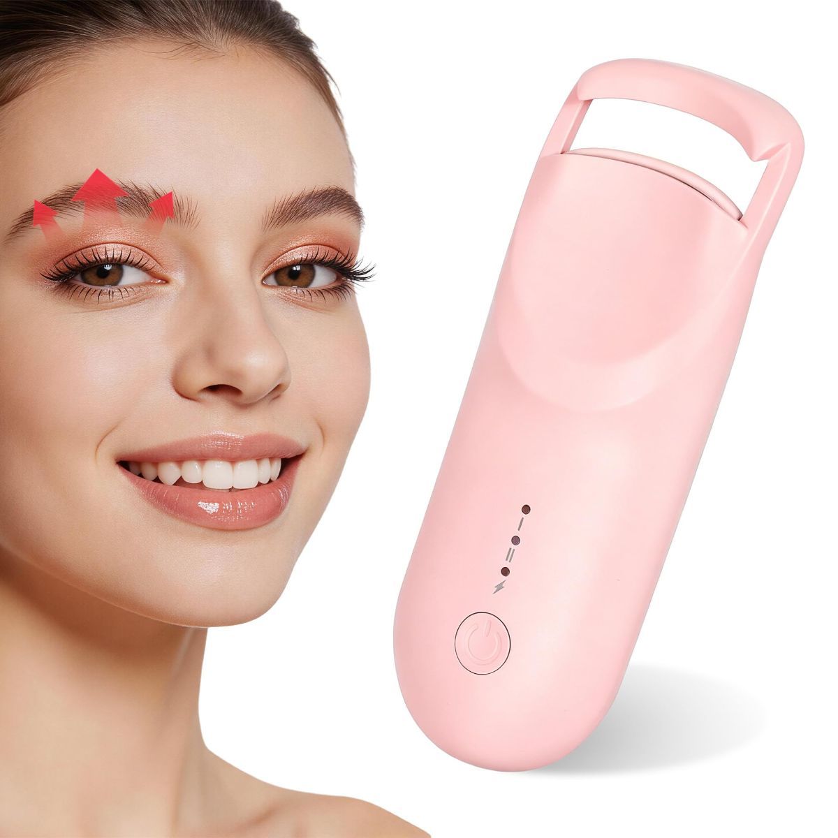 Heated Eyelash Curler, 10s Fast Heating Portable Electric Lash Curler, Type-C view 2