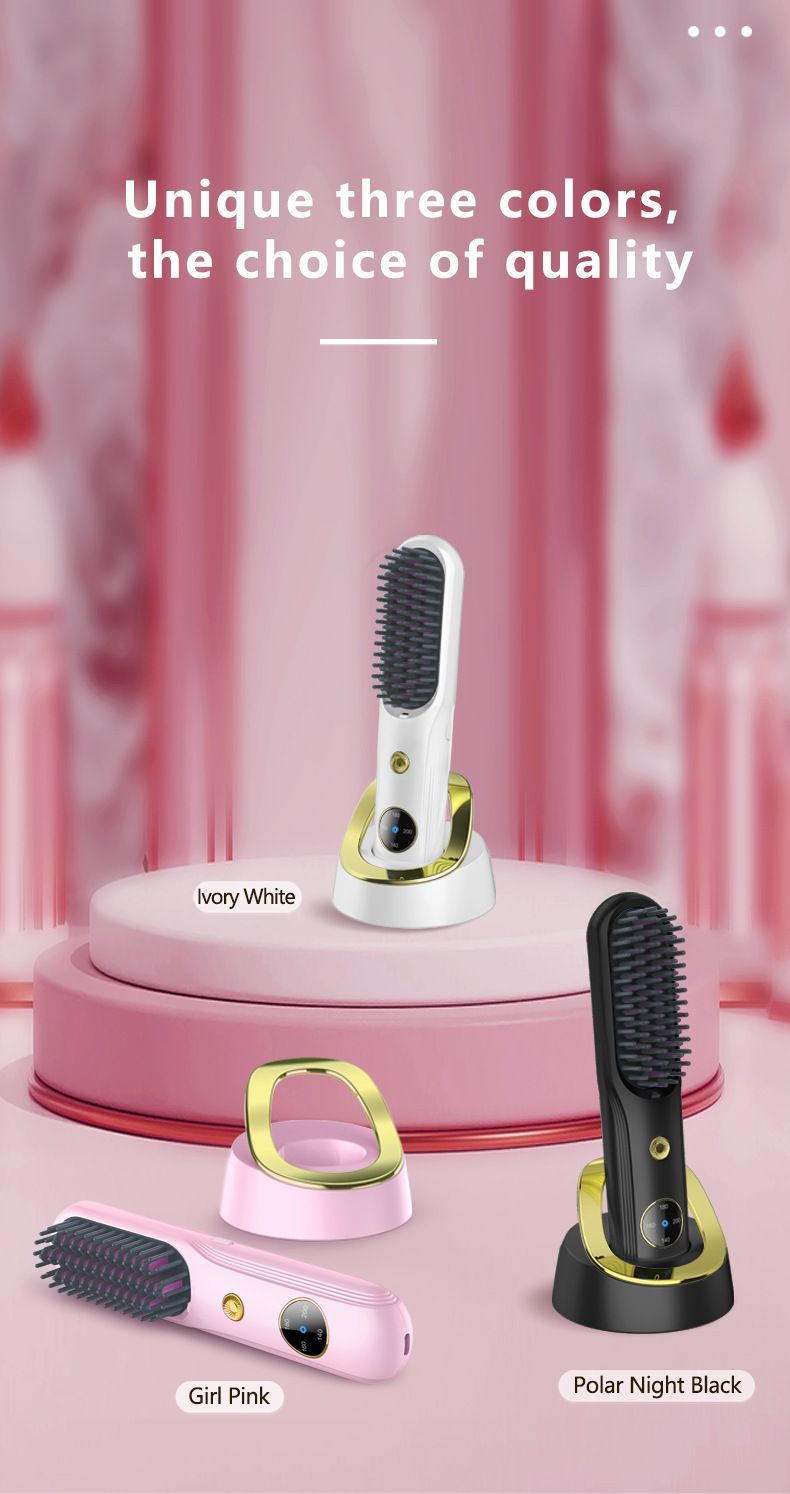 Cordless Hair Straightener Brush view 5