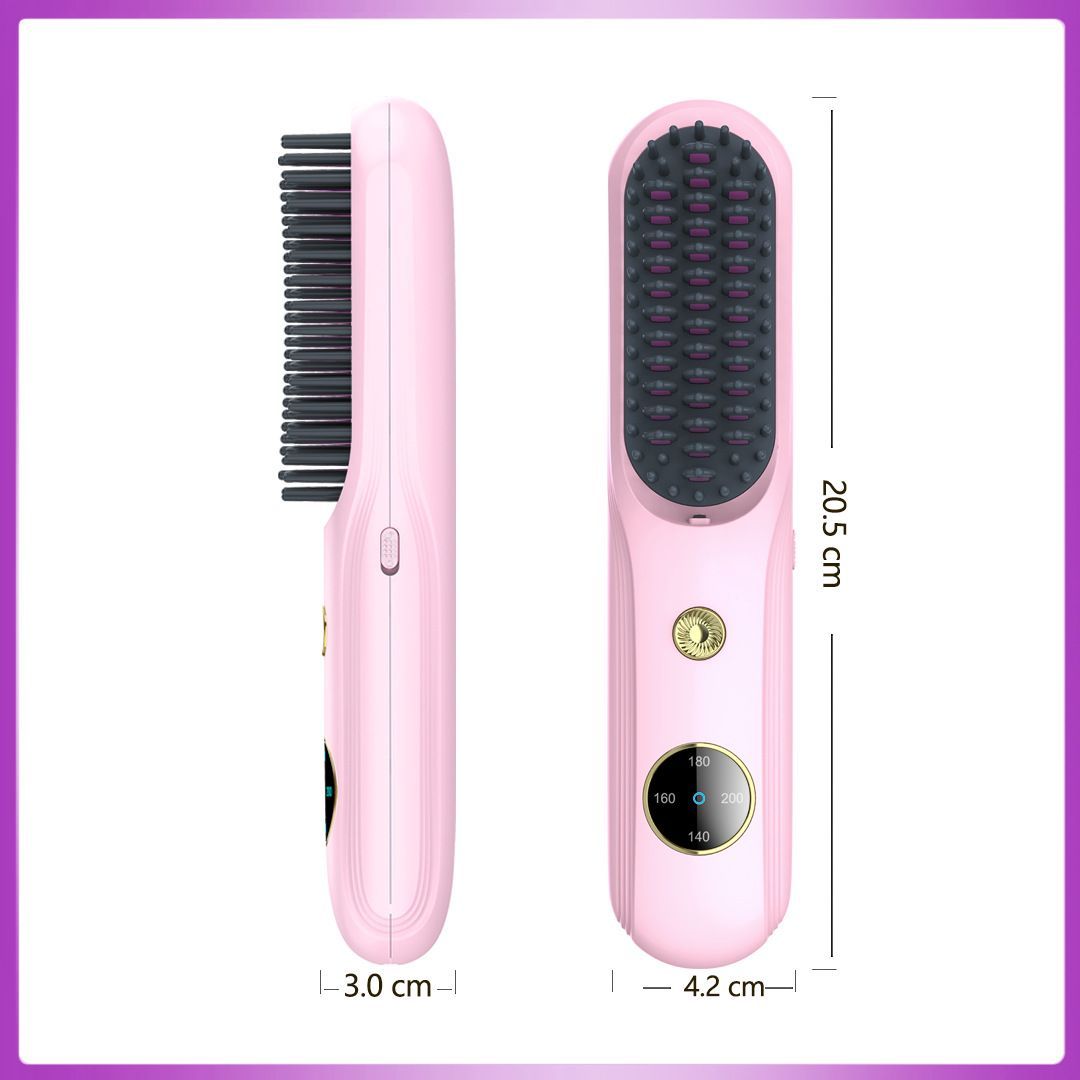 Cordless Hair Straightener Brush view 3