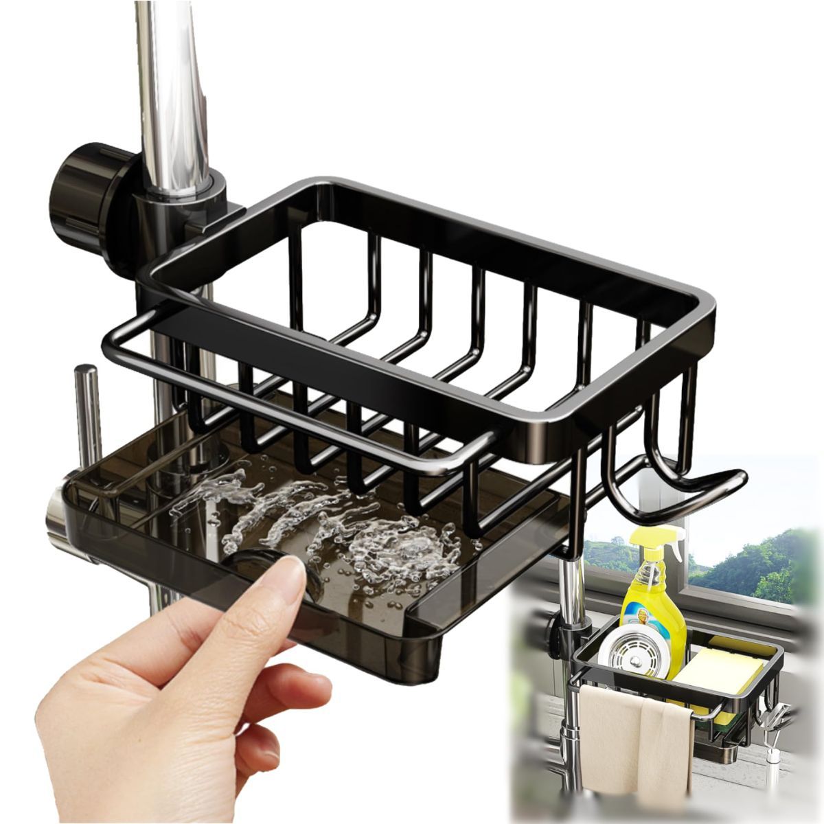 Right Sink Organizer Rack view 2