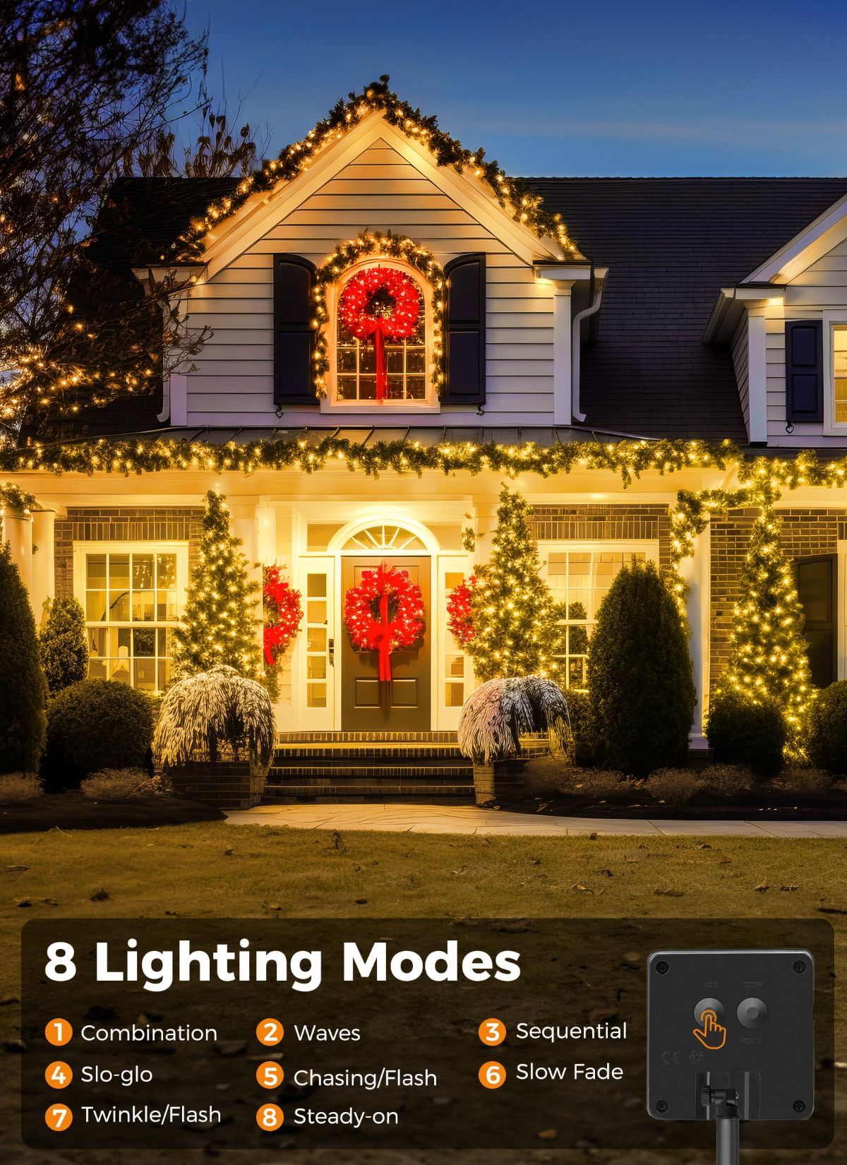 Solar String Lights Outdoor view 5