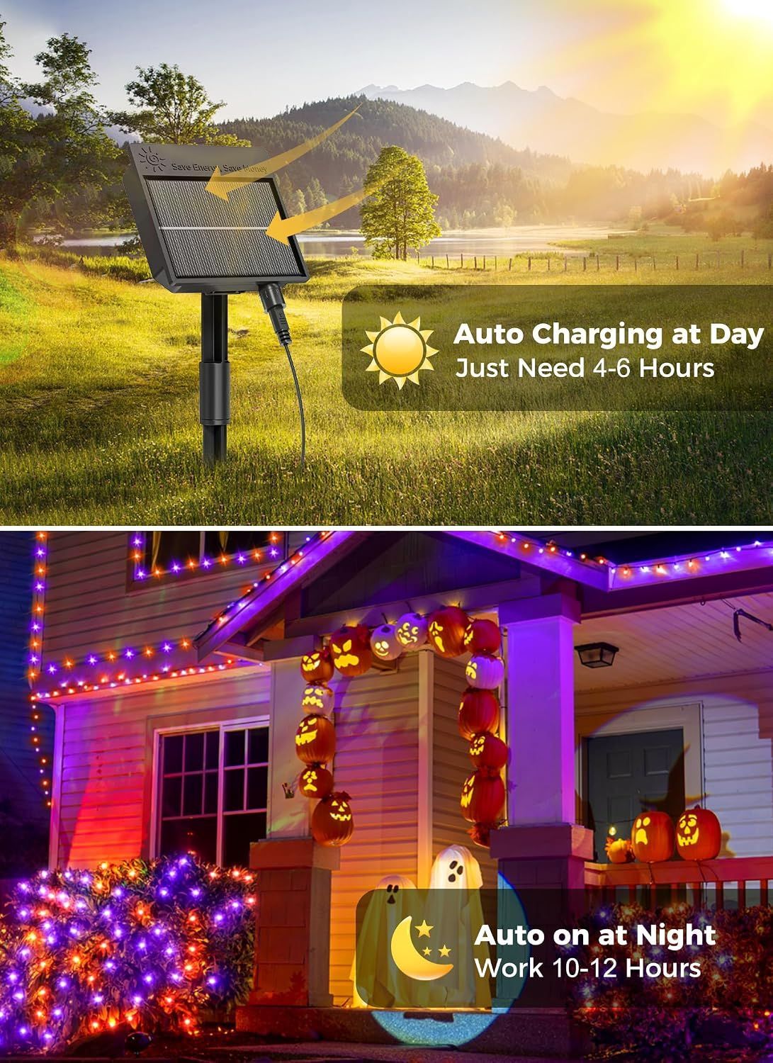 Solar String Lights Outdoor view 5
