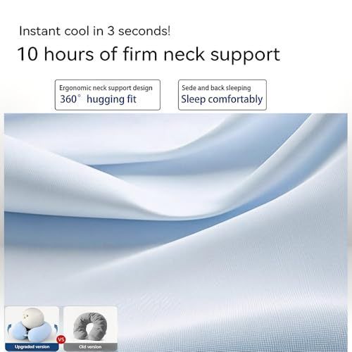 Travel Pillow with Hoodie – Memory Foam Neck Support view 2