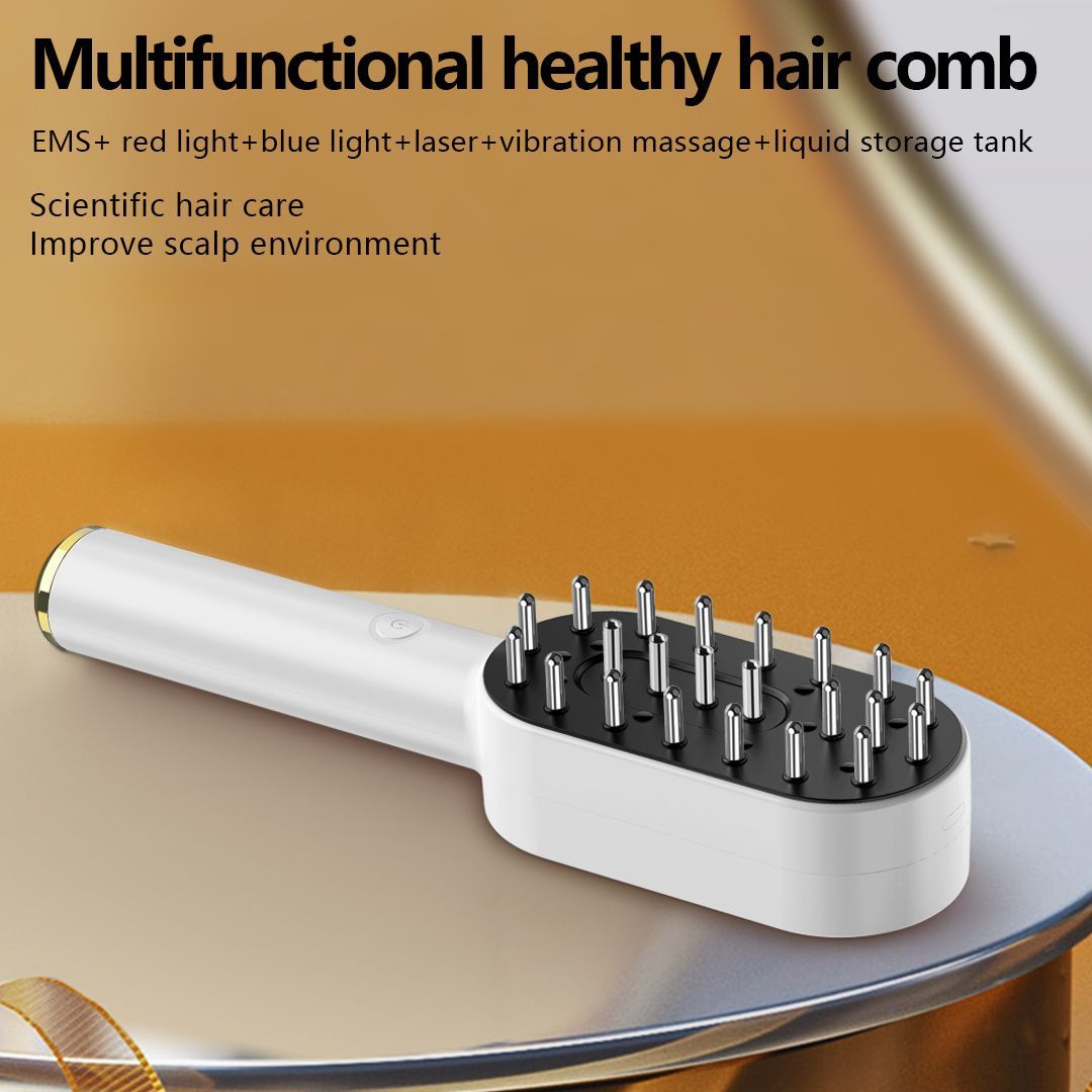 Electric Massage Comb Scalp Massager Relaxation Tool Self-Care Hair view 6