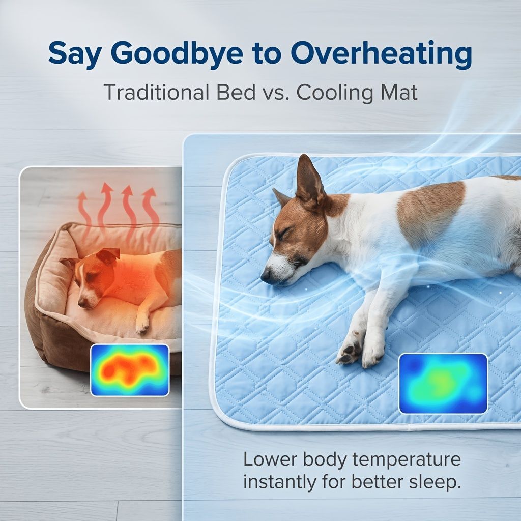 Instant Cooling Pet Mat Self Cooling Pet Mat No Electricity Pet Mat Pet Cooling view 3