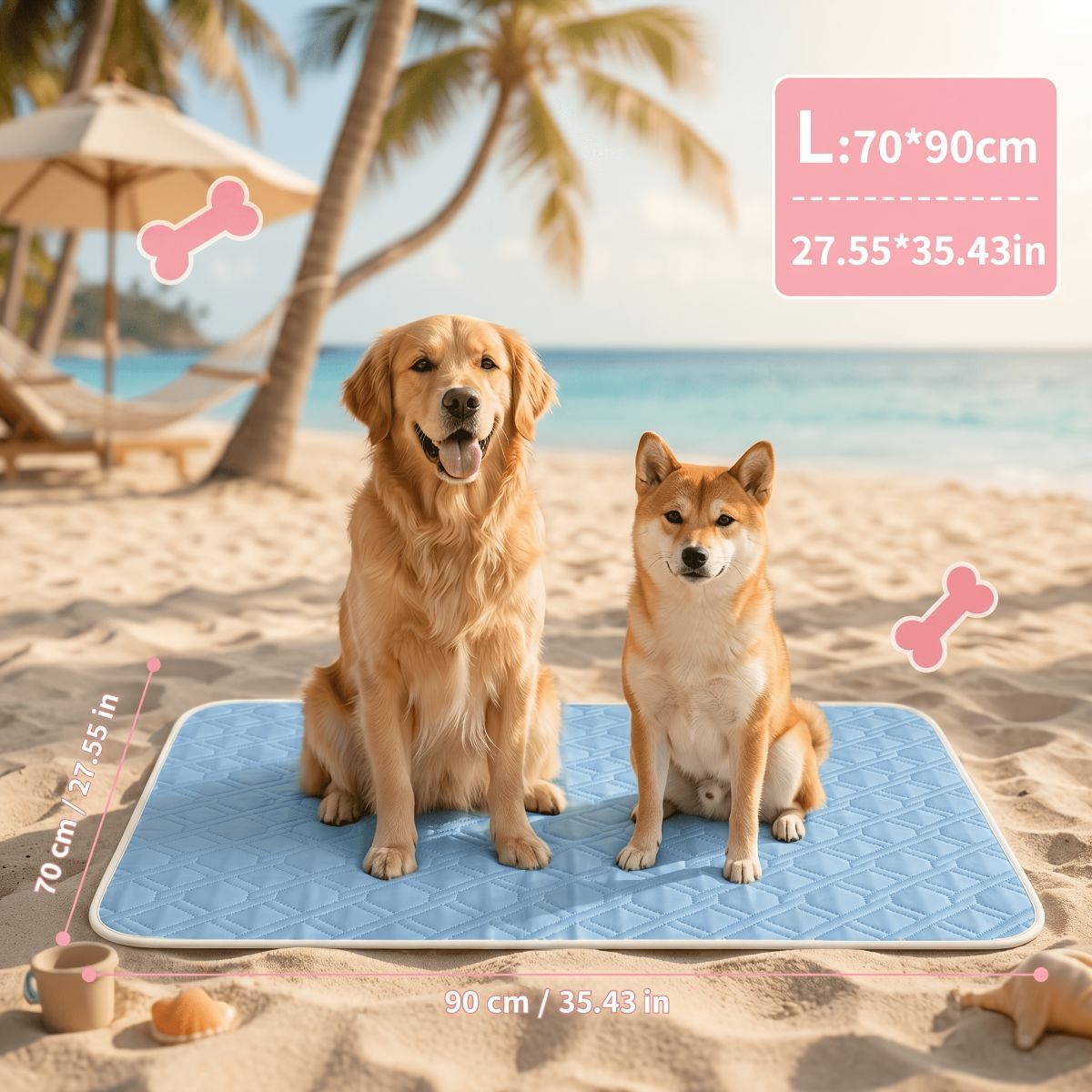 Instant Cooling Pet Mat Self Cooling Pet Mat No Electricity Pet Mat Pet Cooling view 6