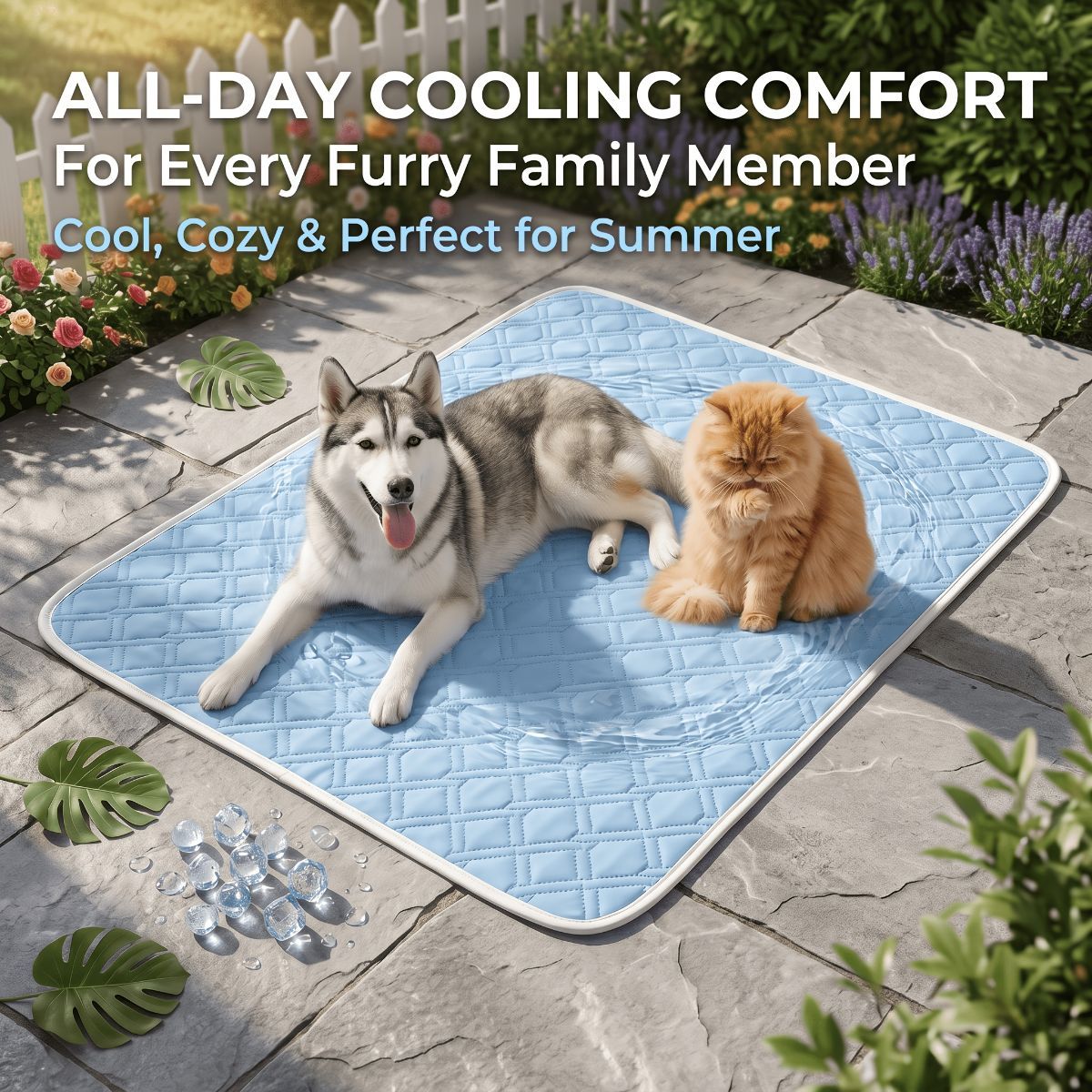 Instant Cooling Pet Mat Self Cooling Pet Mat No Electricity Pet Mat Pet Cooling view 7