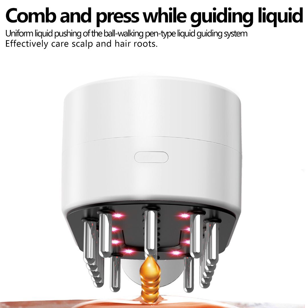 Electric Massage Comb Scalp Massager Relaxation Tool Self-Care Hair view 2