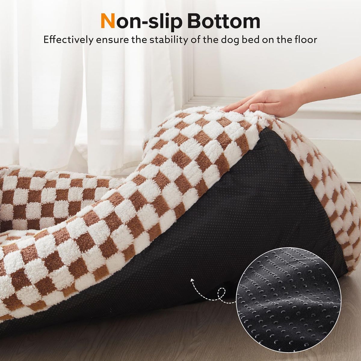Dog Beds -Cute Cat Beds for Indoor Cats Calming Pet Beds view 6