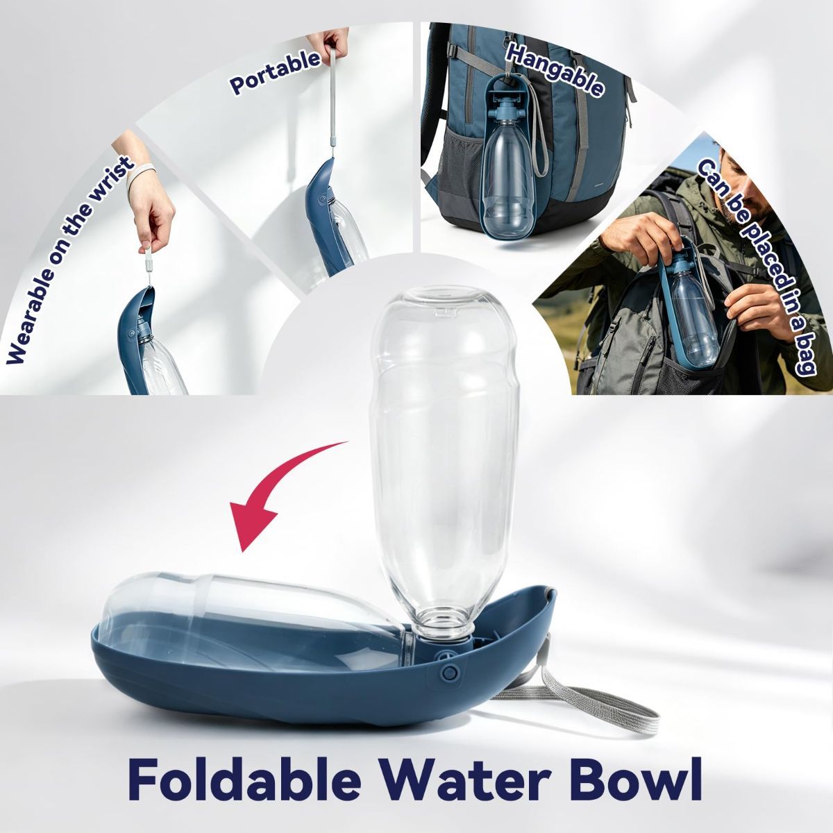 Portable Dog Water Bottle Large Dog Water Bottle Leak Proof Pet Water Bottle view 2