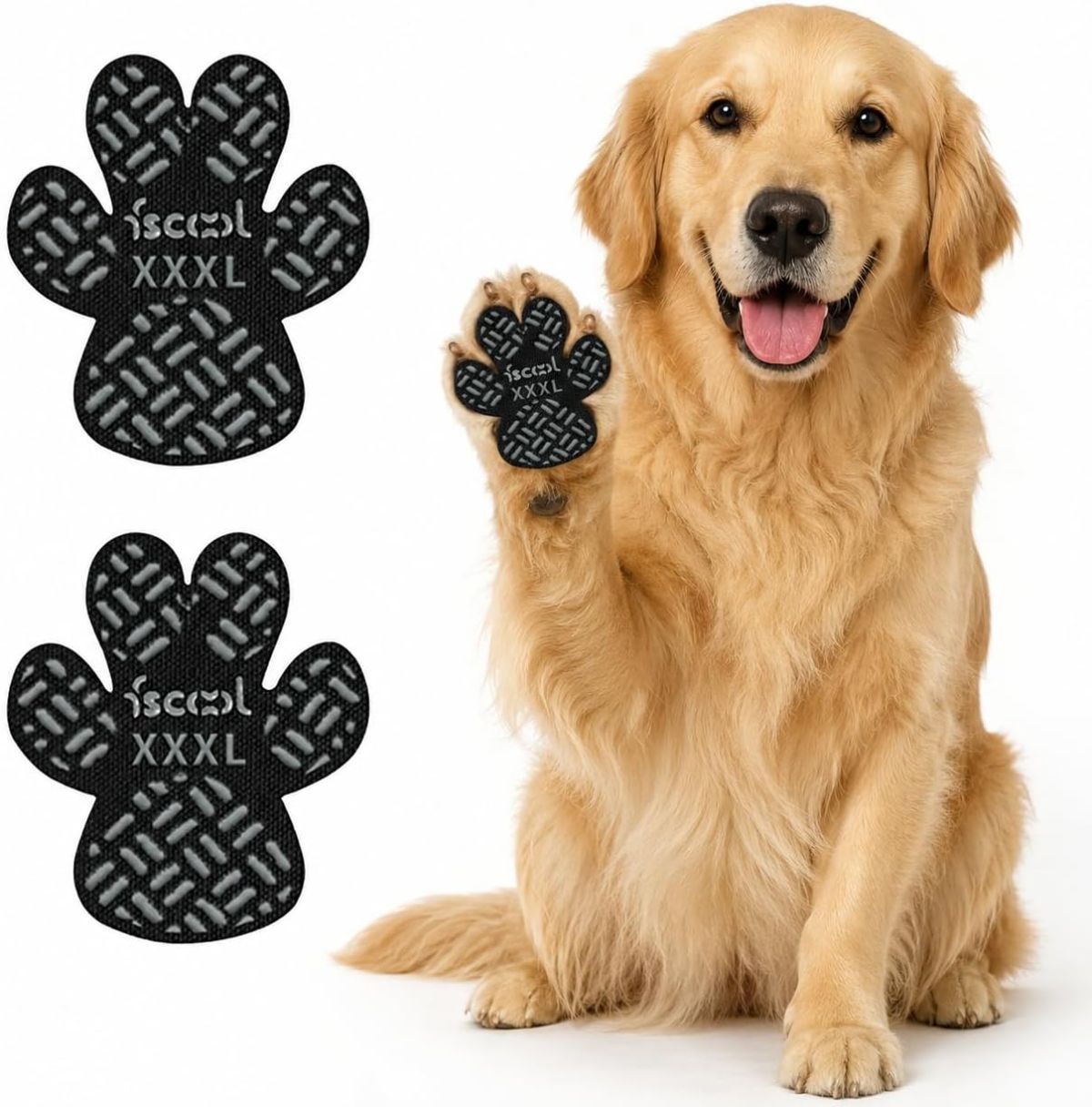 2 Sets 8 Pcs Dog Paw Pads Anti-Slip Traction Grips for Senior Dogs Puppies view 12