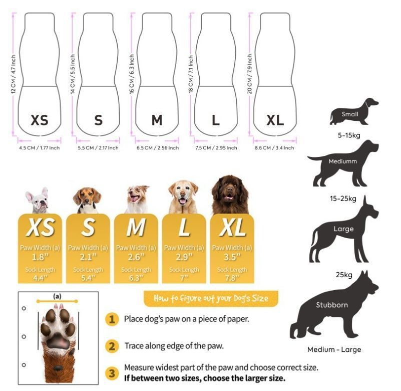 4PCS Dog Socks to Prevent Licking Paws for Hot/Cold Pavement view 2