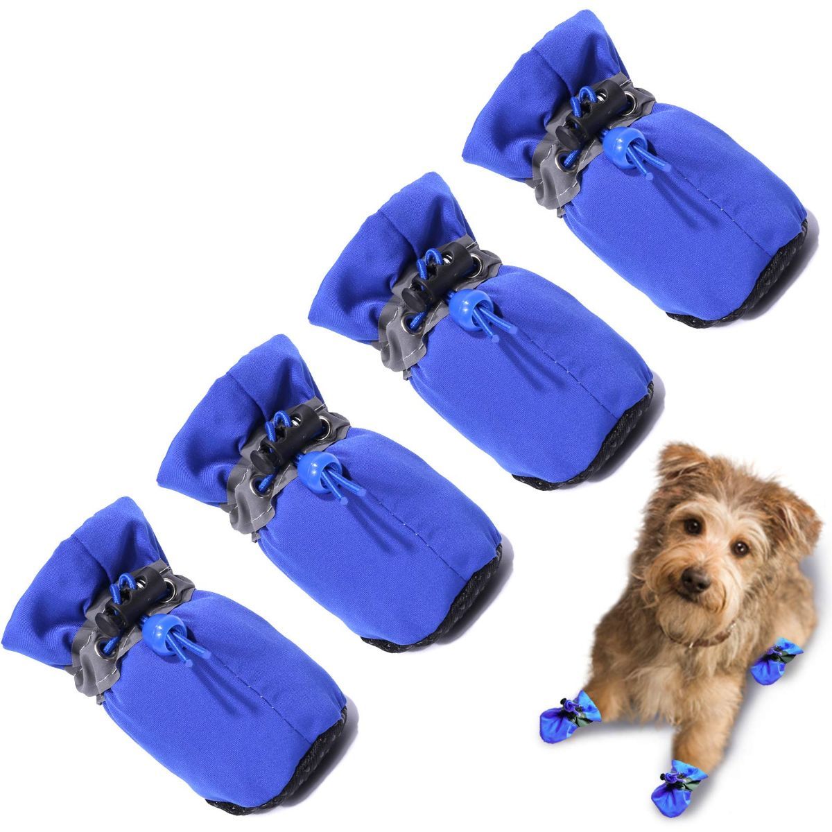 4PCS Dog Boots Paw Protector — image 1