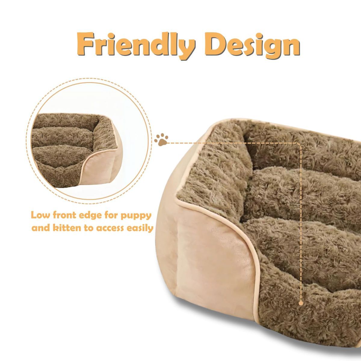 Dog Bed for Small Medium Dogs view 7