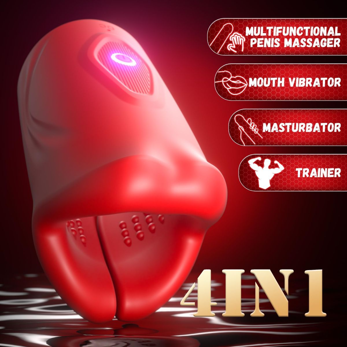 Male Sex Toys for Men Adult Toys Male Masturbator with 9 Vibration Modes view 2