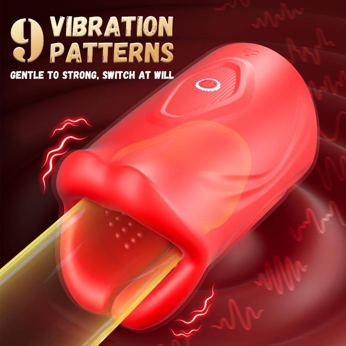 Male Sex Toys for Men Adult Toys Male Masturbator with 9 Vibration Modes view 3
