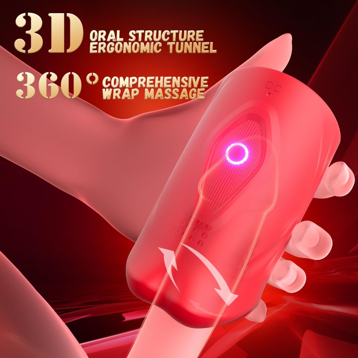Male Sex Toys for Men Adult Toys Male Masturbator with 9 Vibration Modes view 4