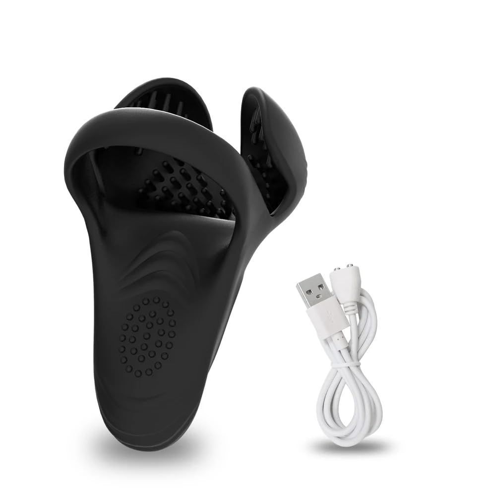 Vibrating Cock Ring with Testicular & G-Spot Stimulation – Penis Vibrator for Men view 8