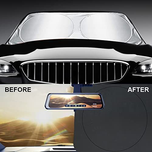 150x85cm Car Windscreen Sun Shade Front Windshield Sunshade Foldable Cover view 7