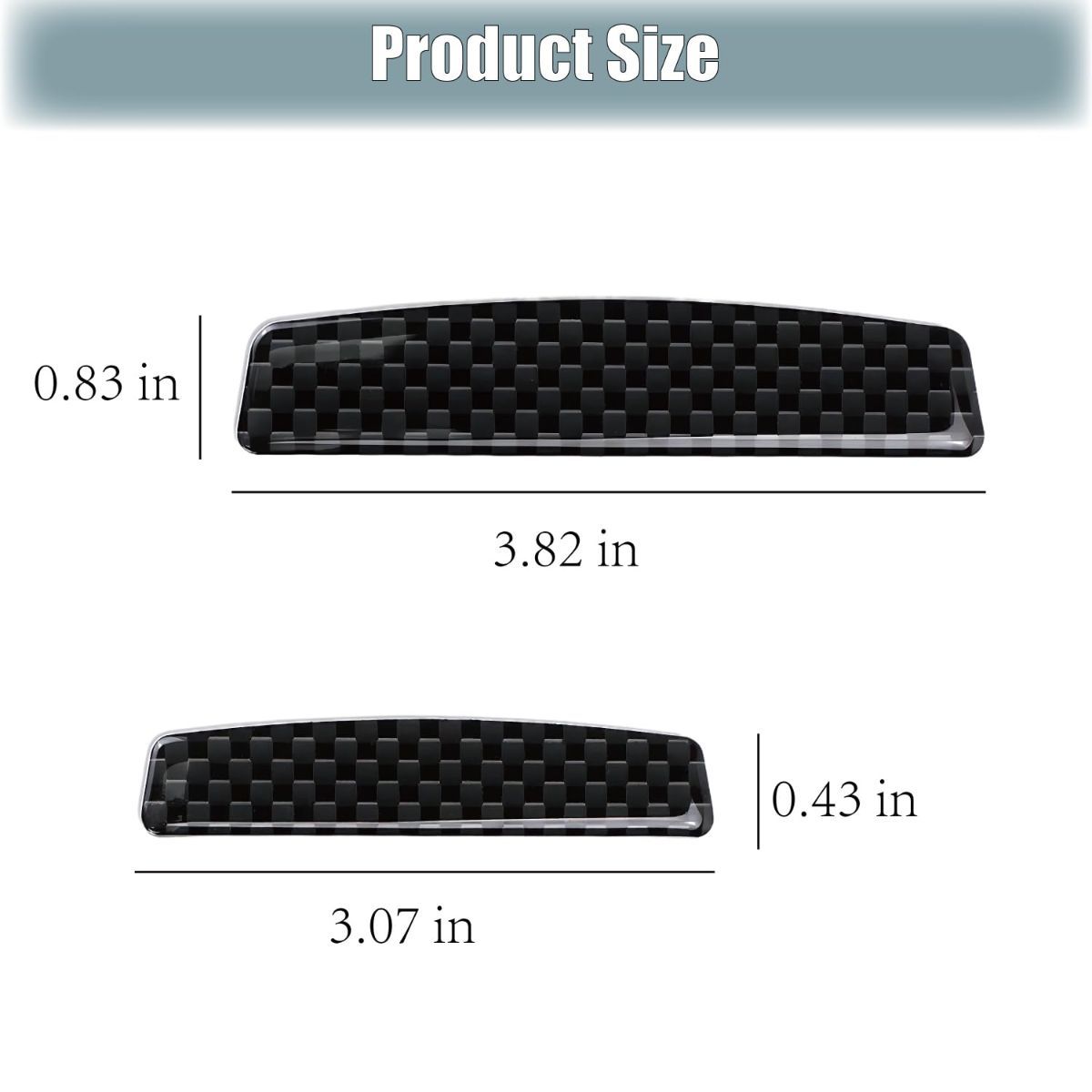 4PCS Universal Car Side Door Edge Guards Protector Real Carbon Fiber Door Edge view 2