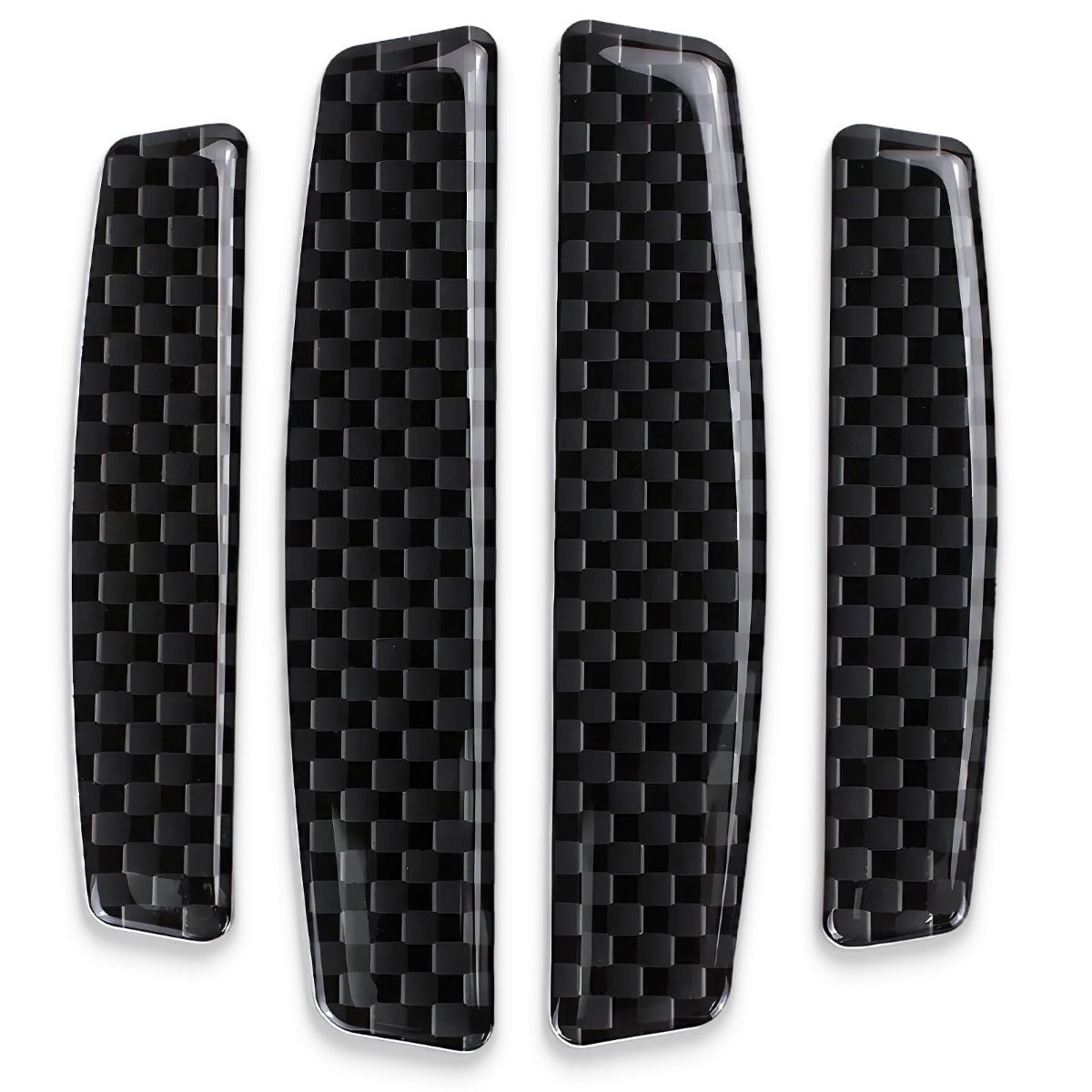 4PCS Universal Car Side Door Edge Guards Protector Real Carbon Fiber Door Edge view 9