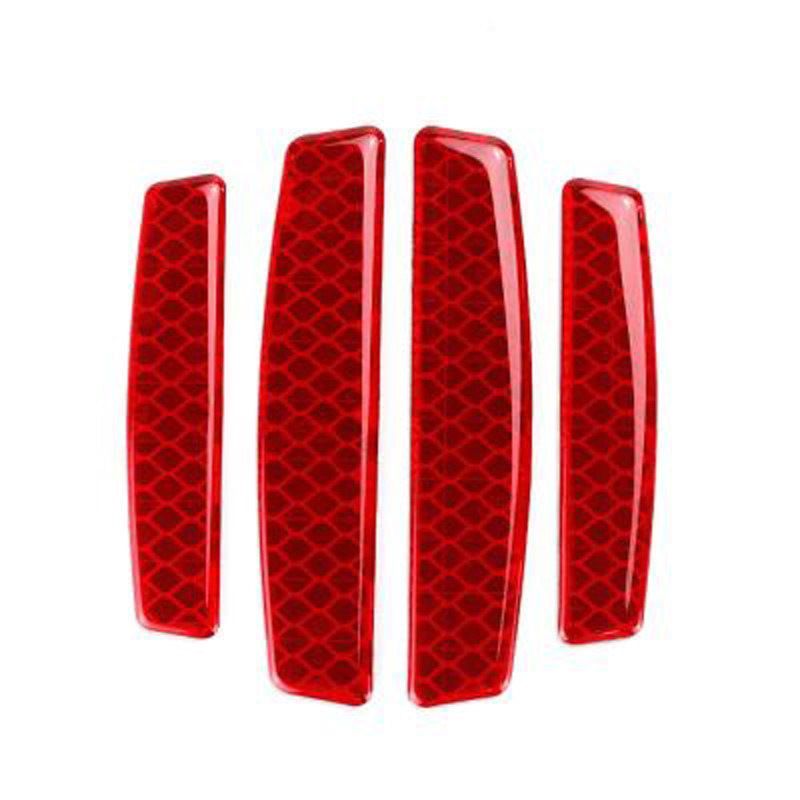 4PCS Universal Car Side Door Edge Guards Protector Real Carbon Fiber Door Edge — image 1