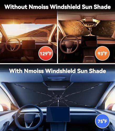 150*85cm Windshield Sun Shade Umbrella view 2