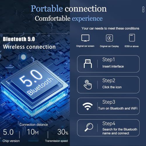 Wireless CarPlay Adapter for Toyota GR86 2022 2023 2024 2025 2026 view 7