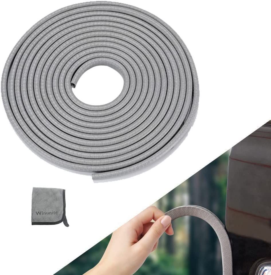 16.4ft No Glue Car Door Edge Guards Black — image 1