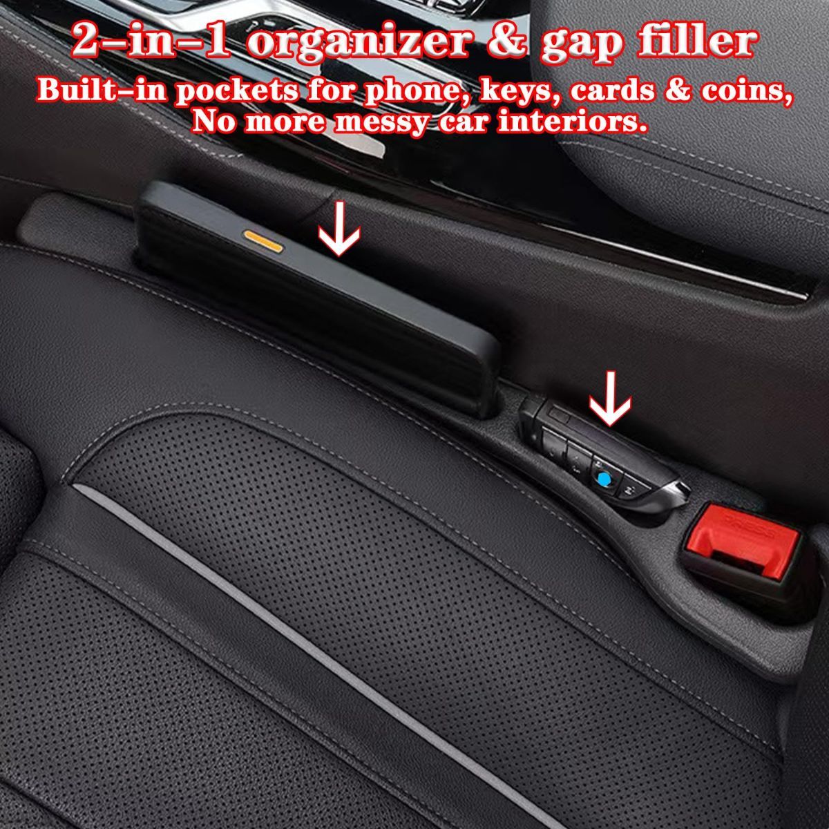 Car Seat Gap Filler Organizer of 2 view 5