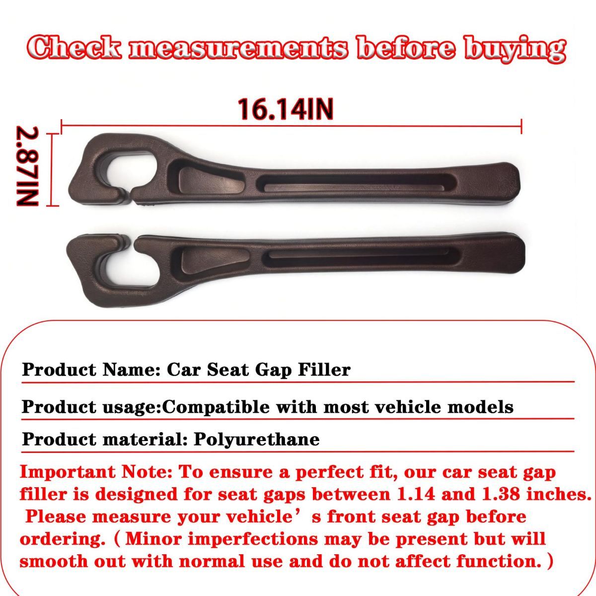 Car Seat Gap Filler Organizer of 2 view 10