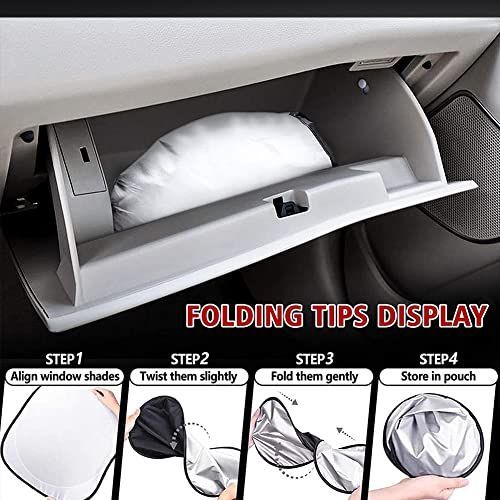150x70cm Car Windscreen Sun Shade Front Windshield Sunshade Foldable Cover view 3