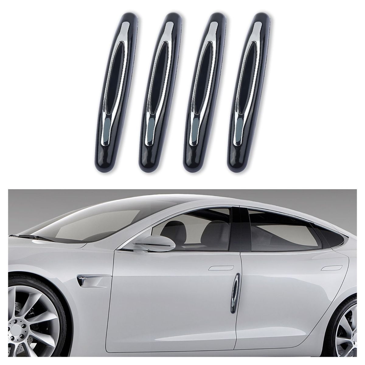 4PCS Car Door Edge Guards view 2
